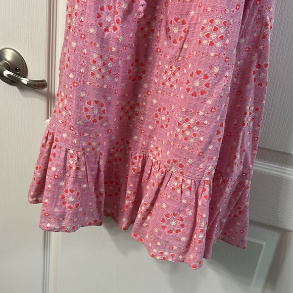 NWT Urban Outfitters Hansel Pink Heart Print Dress M - Picture 4 of 9